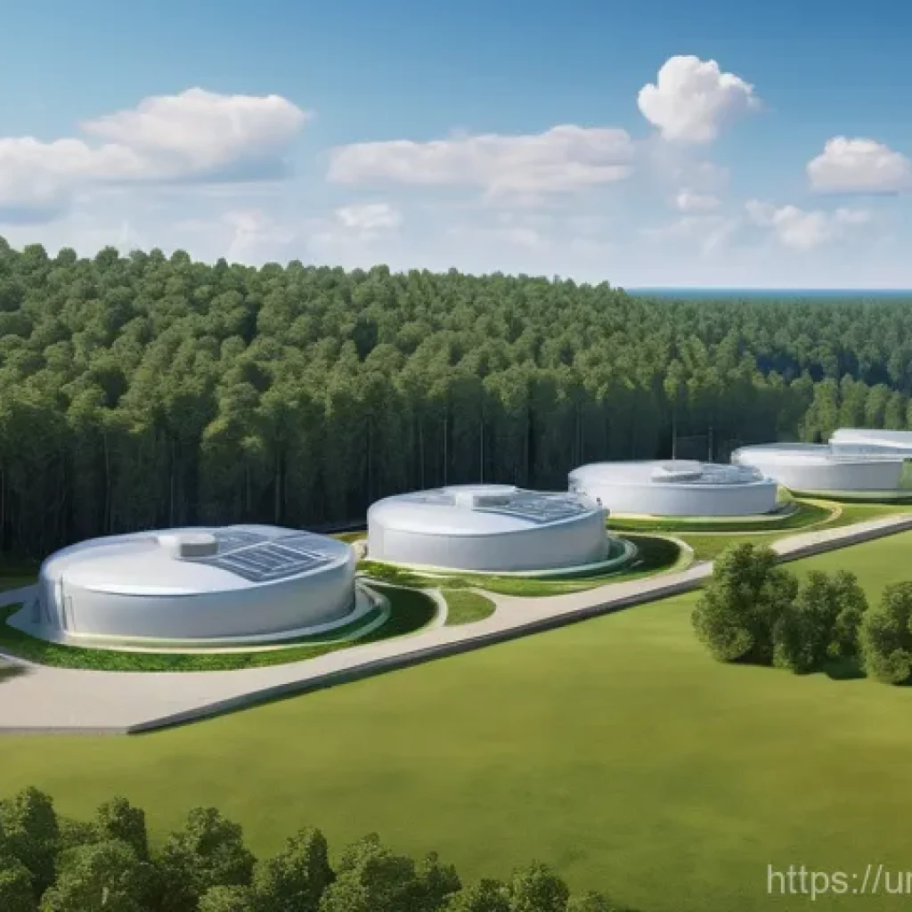 원자력 발전소의 최신 기술 동향 - **Prompt 1: The Dawn of Modular Power**
    "A vibrant, high-angle wide shot of a futuristic Small M...