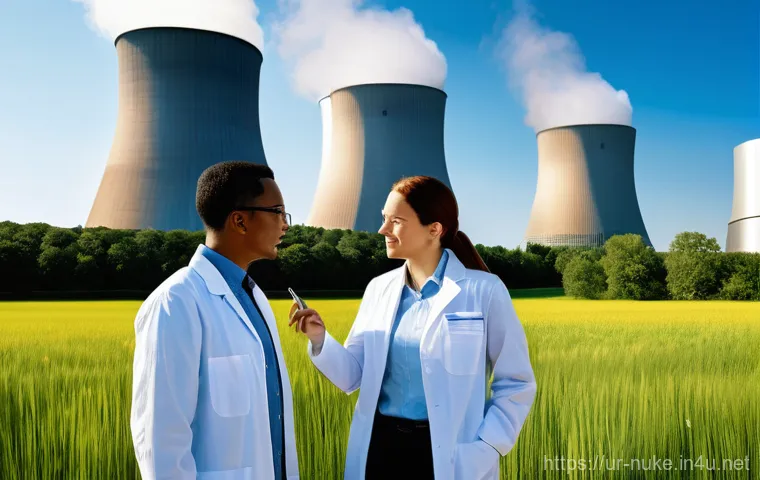 원자력 발전소의 사회적 책임 사례 - **"A bustling, state-of-the-art community health clinic, a testament to improved healthcare services... 원자력 발전소의 사회적 책임 사례 - **"A bustling, state-of-the-art community health clinic, a testament to improved healthcare services...