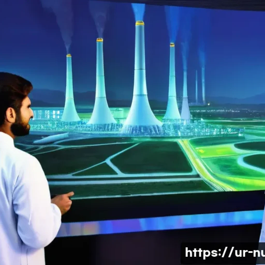 원자력 기술 관련 취업 준비 과정 - **Prompt 1: Pakistan's Nuclear Energy Future**
    A wide, cinematic shot of a futuristic nuclear po...